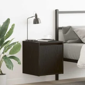 Mesilla de noche de pared negra 38x34x40 cm de , Mesitas de noche - Ref: Foro24-861231, Precio: 39,31 €, Descuento: %