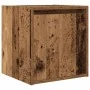 Mesillas de noche de pared 2 uds madera vieja 38x34x40 cm de , Mesitas de noche - Ref: Foro24-861244, Precio: 63,51 €, Descue...