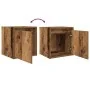Mesillas de noche de pared 2 uds madera vieja 38x34x40 cm de , Mesitas de noche - Ref: Foro24-861244, Precio: 63,51 €, Descue...