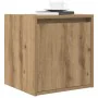 Mesitas de noche de pared 2 uds roble artisan 38x34x40 cm de , Mesitas de noche - Ref: Foro24-861246, Precio: 69,74 €, Descue...
