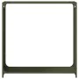 Leñero verde oliva 90x28x90 cm Acero laminado en frío de , Bolsas y soportes de leña - Ref: Foro24-864218, Precio: 64,19 €, D...