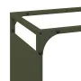 Leñero verde oliva 90x28x90 cm Acero laminado en frío de , Bolsas y soportes de leña - Ref: Foro24-864218, Precio: 64,19 €, D...