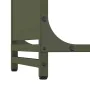 Leñero verde oliva 90x28x90 cm Acero laminado en frío de , Bolsas y soportes de leña - Ref: Foro24-864218, Precio: 64,19 €, D...