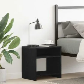 Mesilla de noche roble negro 40x30x40 cm madera de ingeniería de , Mesitas de noche - Ref: Foro24-862363, Precio: 34,51 €, De...
