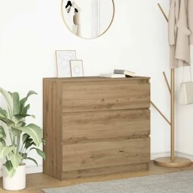 Aparador Artisan Roble 80x35x76 cm Madera de ingeniería de , Aparadores - Ref: Foro24-861741, Precio: 109,13 €, Descuento: %