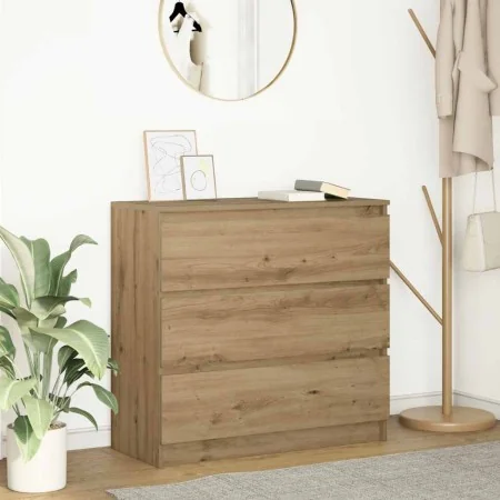 Aparador Artisan Roble 80x35x76 cm Madera de ingeniería de , Aparadores - Ref: Foro24-861741, Precio: 109,13 €, Descuento: %