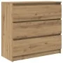 Aparador Artisan Roble 80x35x76 cm Madera de ingeniería de , Aparadores - Ref: Foro24-861741, Precio: 109,13 €, Descuento: %