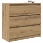 Aparador Artisan Roble 80x35x76 cm Madera de ingeniería de , Aparadores - Ref: Foro24-861741, Precio: 109,13 €, Descuento: %