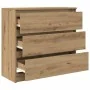 Aparador Artisan Roble 80x35x76 cm Madera de ingeniería de , Aparadores - Ref: Foro24-861741, Precio: 109,13 €, Descuento: %