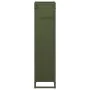 Leñero verde oliva 25x25x100 cm Acero laminado en frío de , Bolsas y soportes de leña - Ref: Foro24-864270, Precio: 51,45 €, ...