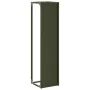 Leñero verde oliva 25x25x100 cm Acero laminado en frío de , Bolsas y soportes de leña - Ref: Foro24-864270, Precio: 51,45 €, ...