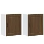 Armarios pared para cocina 2 uds Porto roble marrón de , Armarios de cocina - Ref: Foro24-854052, Precio: 103,70 €, Descuento: %