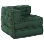 Puf modular tela verde 70x70x54 de , Cojines para sillas y sofás - Ref: Foro24-4019033, Precio: 148,33 €, Descuento: %