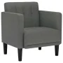 Armchair with dark gray fabric armrests 53 cm by , Armchairs - Ref: Foro24-4100544, Price: 114,62 €, Discount: %