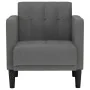 Armchair with dark gray fabric armrests 53 cm by , Armchairs - Ref: Foro24-4100544, Price: 114,62 €, Discount: %