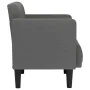 Sillón con reposabrazos de tela gris oscuro 53 cm de , Sillones - Ref: Foro24-4100544, Precio: 114,62 €, Descuento: %