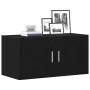 Armario de pared de madera ingeniería roble negro 80x39x40 cm de , Estantes y estanterías - Ref: Foro24-862012, Precio: 63,34...