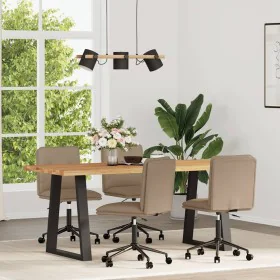 Sillas de comedor 4 unidades cuero sintético color capuchino de , Sillas de comedor - Ref: Foro24-3315693, Precio: 231,74 €, ...