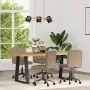 Sillas de comedor 4 unidades cuero sintético color capuchino de , Sillas de comedor - Ref: Foro24-3315693, Precio: 231,74 €, ...