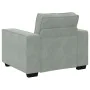 Sillón sofá gris claro 60 cm terciopelo de , Sofás - Ref: Foro24-4105000, Precio: 159,76 €, Descuento: %