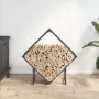 Leñero antracita 80x25x80 cm Acero laminado en frío de , Bolsas y soportes de leña - Ref: Foro24-864285, Precio: 34,38 €, Des...