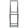 Leñero antracita 80x25x80 cm Acero laminado en frío de , Bolsas y soportes de leña - Ref: Foro24-864285, Precio: 34,38 €, Des...