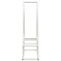 Leñero blanco 80x25x90 cm Acero laminado en frío de , Bolsas y soportes de leña - Ref: Foro24-864316, Precio: 39,74 €, Descue...