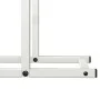 Leñero blanco 80x25x90 cm Acero laminado en frío de , Bolsas y soportes de leña - Ref: Foro24-864316, Precio: 39,74 €, Descue...