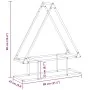 Leñero blanco 80x25x90 cm Acero laminado en frío de , Bolsas y soportes de leña - Ref: Foro24-864316, Precio: 39,74 €, Descue...
