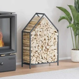 Leñero antracita 60x25x90 cm Acero laminado en frío de , Bolsas y soportes de leña - Ref: Foro24-864309, Precio: 39,59 €, Des...