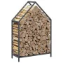 Leñero antracita 60x25x90 cm Acero laminado en frío de , Bolsas y soportes de leña - Ref: Foro24-864309, Precio: 39,59 €, Des...