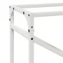 Leñero blanco 60x25x100 cm Acero laminado en frío de , Bolsas y soportes de leña - Ref: Foro24-864328, Precio: 42,25 €, Descu...