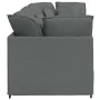 Sofá modular con cojines de tela gris oscuro de , Sofás - Ref: Foro24-3321268, Precio: 599,51 €, Descuento: %