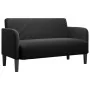 Sofá Loveseat Terciopelo Negro 109 cm de , Sofás - Ref: Foro24-4100592, Precio: 195,09 €, Descuento: %