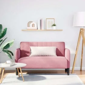 Sofá Loveseat terciopelo rosa 109 cm de , Sofás - Ref: Foro24-4100590, Precio: 166,67 €, Descuento: %