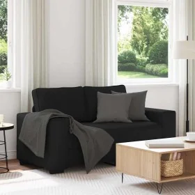Sofá 2 plazas Tela Negro 120 cm by , Sofas - Ref: Foro24-4105158, Price: 209,09 €, Discount: %