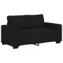 Sofá 2 plazas Tela Negro 120 cm by , Sofas - Ref: Foro24-4105158, Price: 209,09 €, Discount: %
