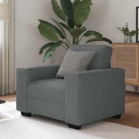 Sillón Sofá Tela Gris Oscuro 60 cm de , Sofás - Ref: Foro24-4105147, Precio: 156,92 €, Descuento: %
