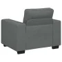 Sillón Sofá Tela Gris Oscuro 60 cm de , Sofás - Ref: Foro24-4105147, Precio: 156,92 €, Descuento: %