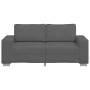 Sofá Loveseat gris oscuro 140 cm tejido de pana de , Sofás - Ref: Foro24-4105201, Precio: 247,92 €, Descuento: %