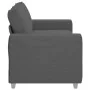 Sofá Loveseat gris oscuro 140 cm tejido de pana de , Sofás - Ref: Foro24-4105201, Precio: 247,92 €, Descuento: %
