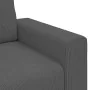 Sofá Loveseat gris oscuro 140 cm tejido de pana de , Sofás - Ref: Foro24-4105201, Precio: 247,92 €, Descuento: %