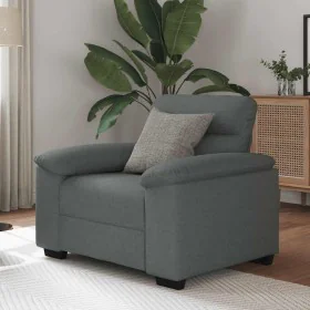 Sillón Sofá Tela Gris Oscuro 60 cm de , Sofás - Ref: Foro24-4105288, Precio: 166,25 €, Descuento: %