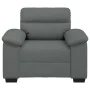 Sillón Sofá Tela Gris Oscuro 60 cm de , Sofás - Ref: Foro24-4105288, Precio: 166,25 €, Descuento: %