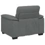 Sillón Sofá Tela Gris Oscuro 60 cm de , Sofás - Ref: Foro24-4105288, Precio: 166,25 €, Descuento: %