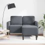 Sofá de 2 plazas con chaise longue en forma L gris oscuro 125cm de , Sofás - Ref: Foro24-4107070, Precio: 278,83 €, Descuento: %