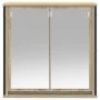 Mueble de baño de pared con espejo roble Sonoma 60x21x60 cm de , Tocadores de baño - Ref: Foro24-861898, Precio: 65,64 €, Des...
