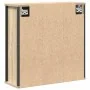 Mueble de baño de pared con espejo roble Sonoma 60x21x60 cm de , Tocadores de baño - Ref: Foro24-861898, Precio: 65,64 €, Des...