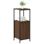 Mueble de baño con estantes roble marrón 36x35x95 cm de , Tocadores de baño - Ref: Foro24-861916, Precio: 51,81 €, Descuento: %