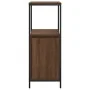 Mueble de baño con estantes roble marrón 36x35x95 cm de , Tocadores de baño - Ref: Foro24-861916, Precio: 51,81 €, Descuento: %
